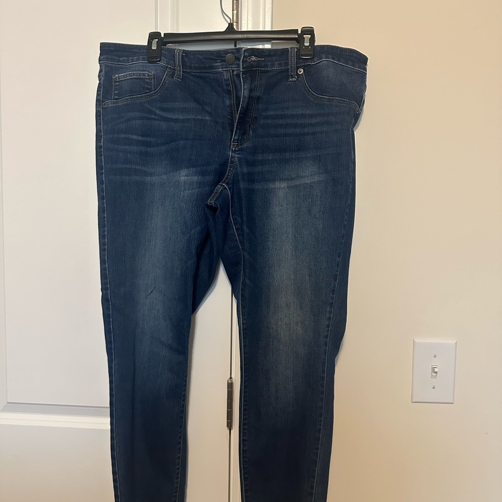 Old Navy Blue Straight Leg Jeans Classic Denim